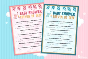 Trivia de Bebé para Fiesta de Baby Shower