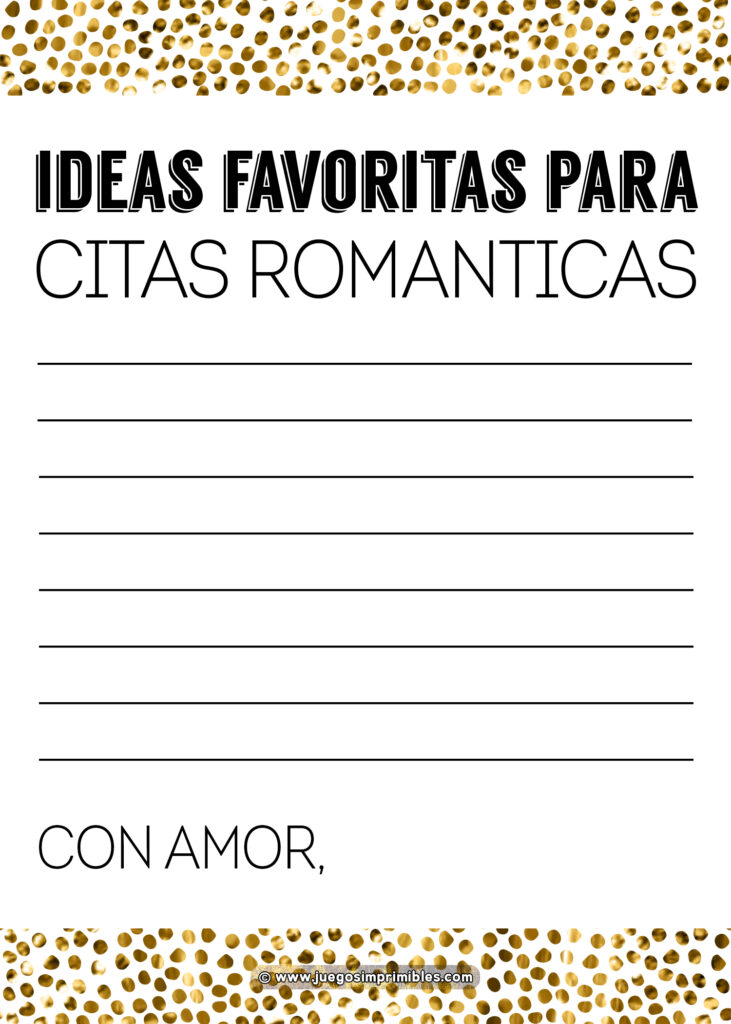 Ideas para Citas Románticas