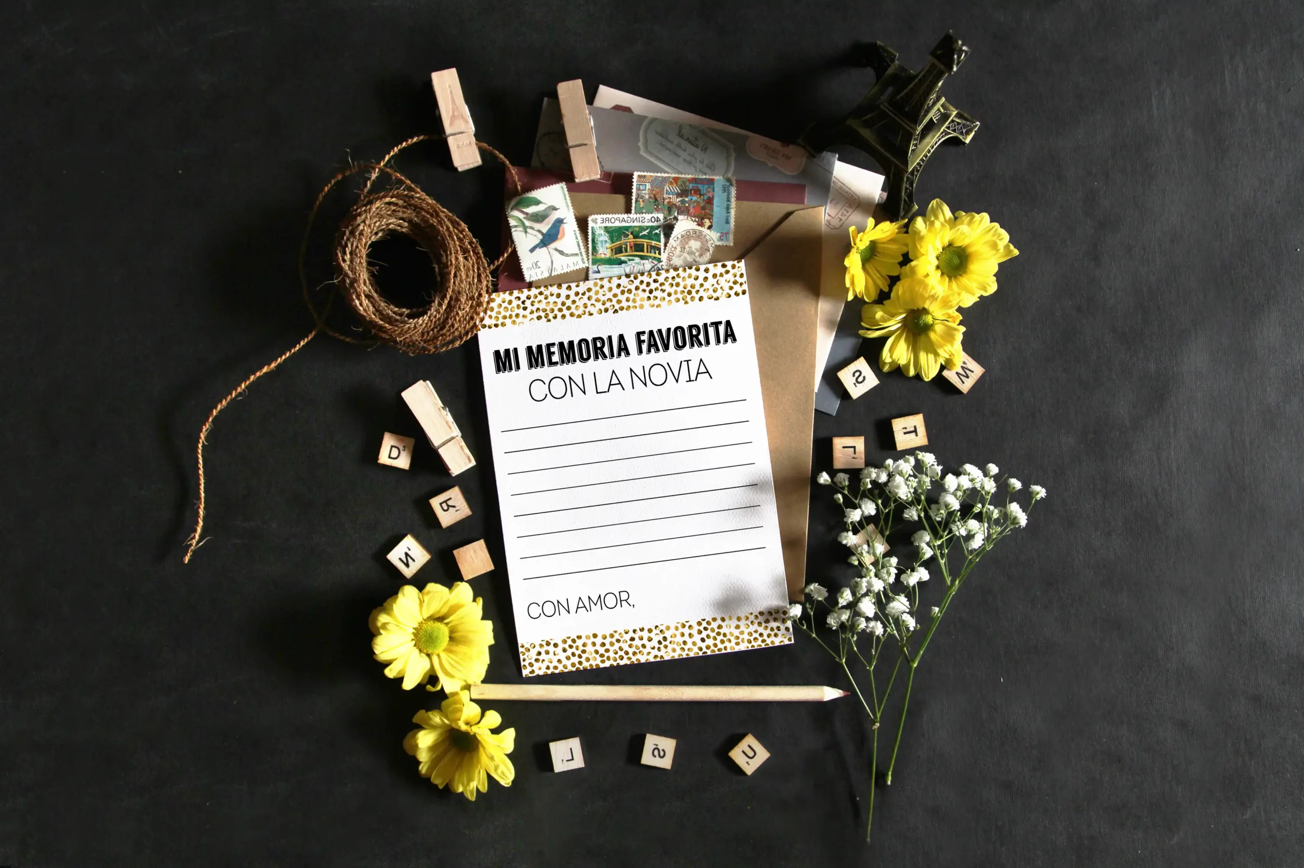 Mi Memoria Favorita con la Novia: Actividad Imprimible Gratis