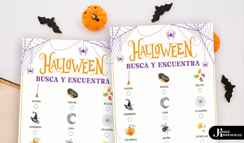 Halloween Juego Busca y Encuentra