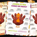 Juego para Acción de Gracias: ¿Quién es más como un pavo?