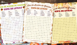 Divertida Sopa de Letras para el Día de Acción de Gracias