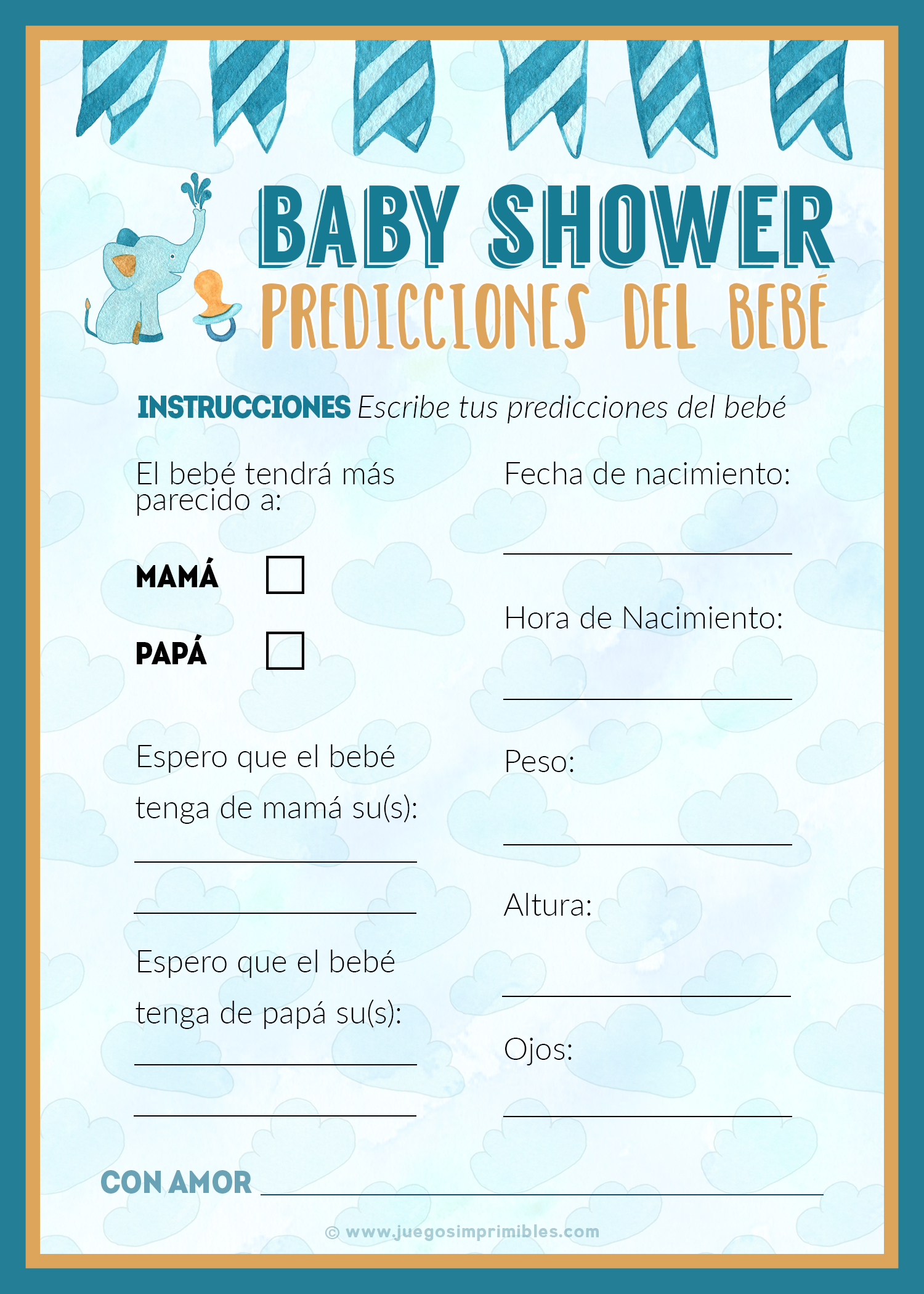 Predicciones del Bebé - Niño