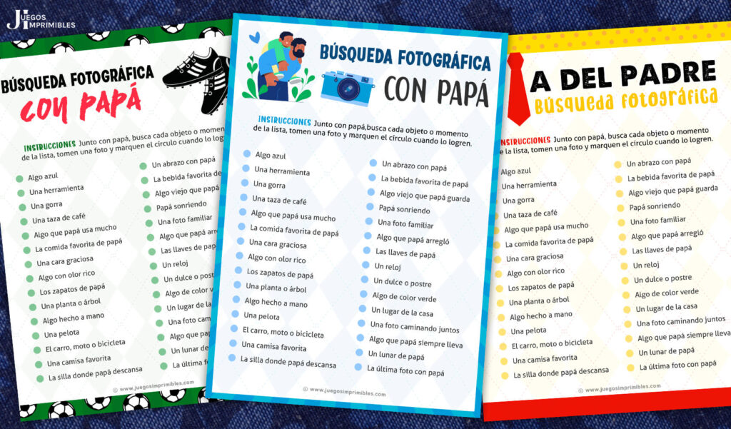 Búsqueda Fotográfica para el Día del Padre