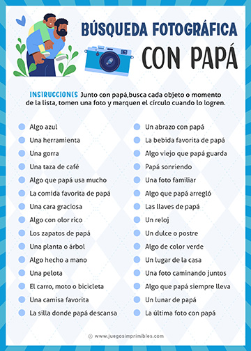 Búsqueda Fotográfica con Papá - Diseño 3