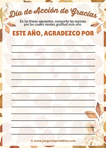 Tarjetas de Acción de Gracias - Diseño #2