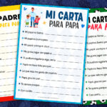 Carta para Papá para Imprimir Gratis